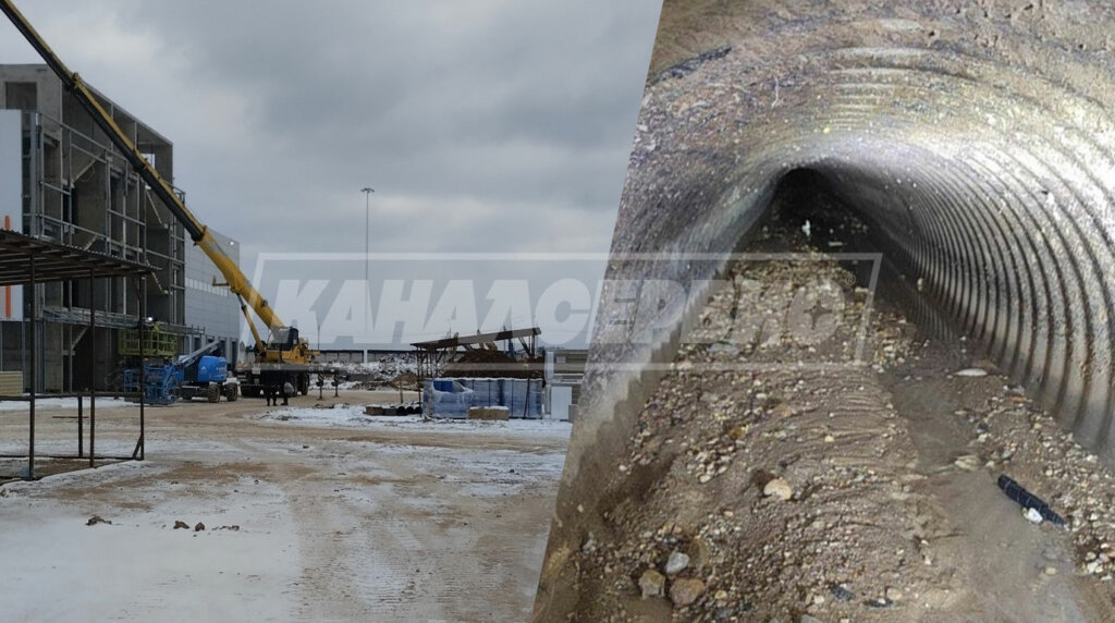 Промывка 7500 м канализации на построенном объекте