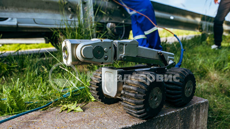 Телеинспекция внешней канализации роботом